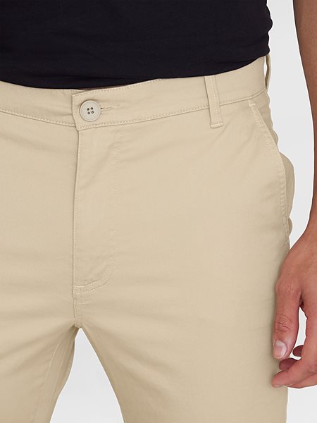 Chino Pants Luca Slim Twill Light Feather Gray from Shop Like You Give a Damn