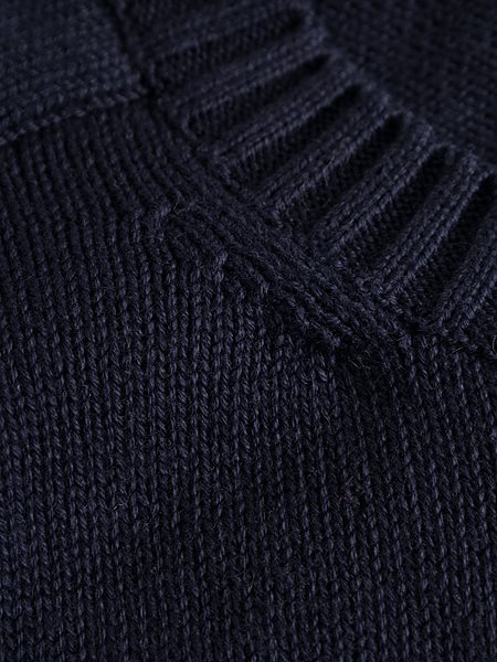 Knitted Sweater Plain Crew Neck Night Sky from Shop Like You Give a Damn