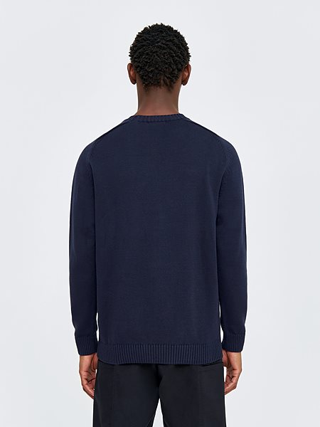 Knitted Sweater Plain Crew Neck Night Sky from Shop Like You Give a Damn