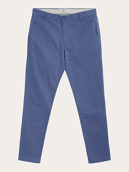 Chino Pants Luca Slim Twill Vintage Indigo from Shop Like You Give a Damn