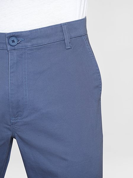 Chino Pants Luca Slim Twill Vintage Indigo from Shop Like You Give a Damn