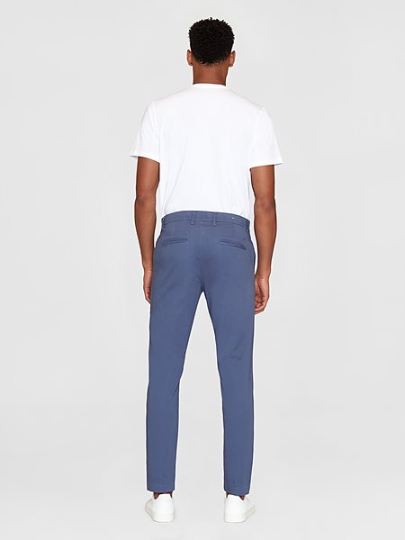 Chino Pants Luca Slim Twill Vintage Indigo from Shop Like You Give a Damn