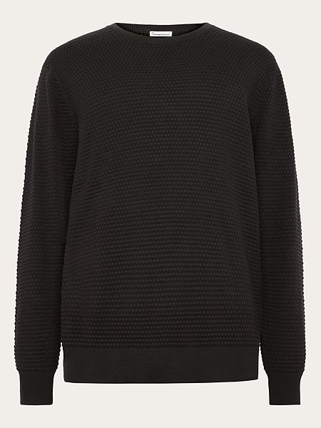 Knit Sweater Vagn Bubble Crew Neck Chocolate Torte via Shop Like You Give a Damn