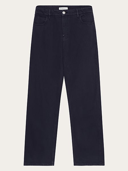 Pants Wide Twill Flint Night Sky Navy via Shop Like You Give a Damn