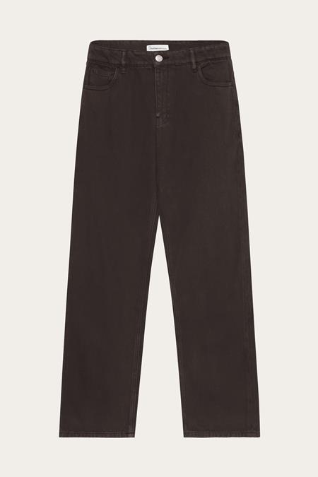 Pants Wide Twill Flint Chocolate Torte