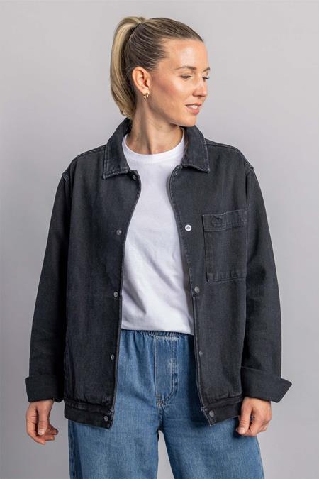 Denim Jacket Faded Black