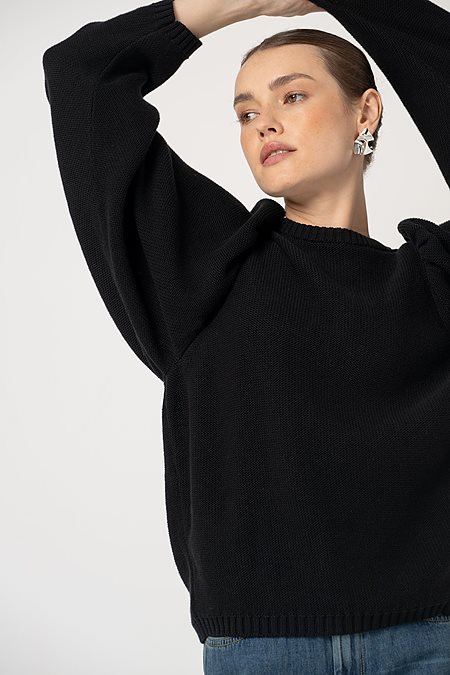 Sweater Kylindra Black via Shop Like You Give a Damn