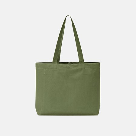 Tote Bag Born In Poblenou Forest Green from Shop Like You Give a Damn