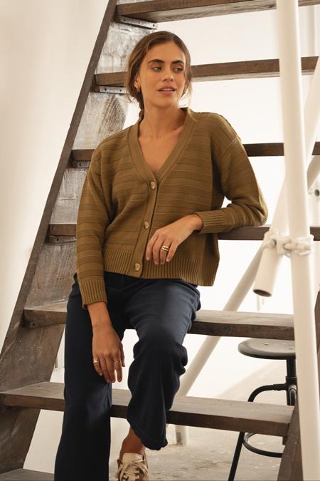 Cardigan Sophia Olijf