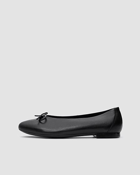 Ballet Flats Mossy Black via Shop Like You Give a Damn