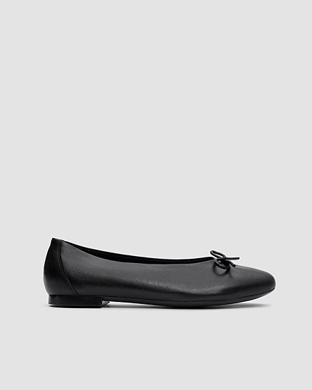 Ballet Flats Mossy Black from Shop Like You Give a Damn