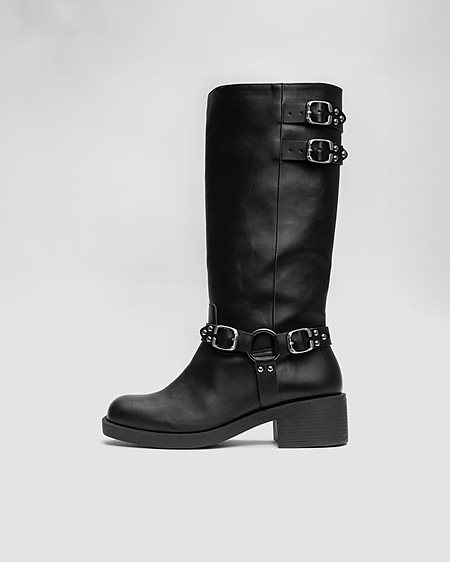 Biker Boots Revolt Black from Shop Like You Give a Damn
