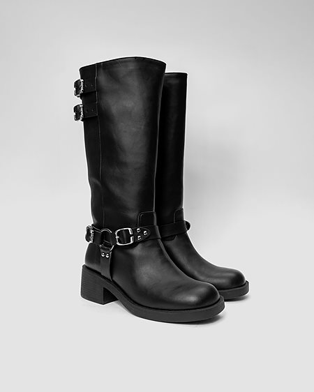 Biker Boots Revolt Black from Shop Like You Give a Damn