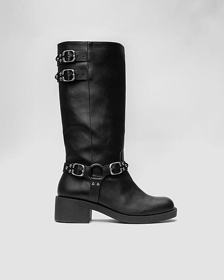 Biker Boots Revolt Black from Shop Like You Give a Damn