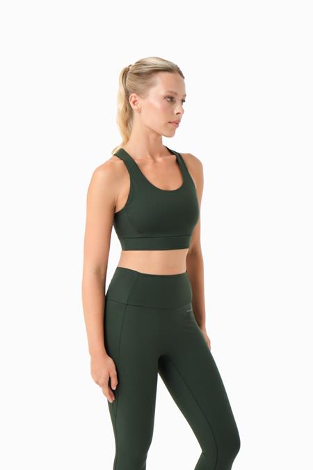 ORGANICATION: Sportbralette Met Kruisband Bevinn Amazonas Groen