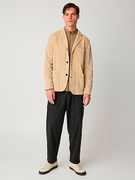 Blazer Corduroy Light Feather Grey from Shop Like You Give a Damn