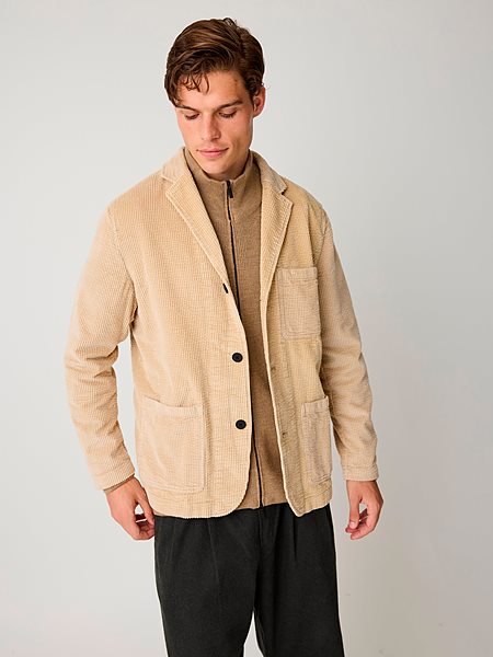 Blazer Corduroy Light Feather Grey from Shop Like You Give a Damn
