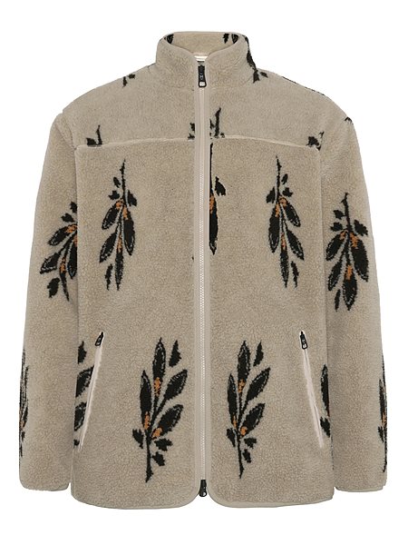Jacket Sos Loose Fit Aop Zip Beige from Shop Like You Give a Damn