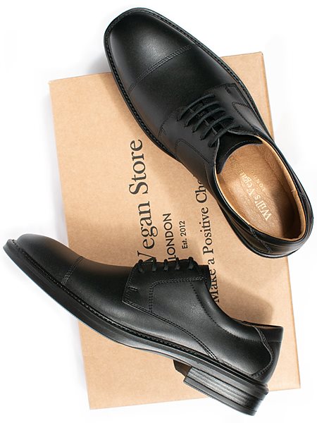 Shoes Derbys Men Waterproof Black via Shop Like You Give a Damn