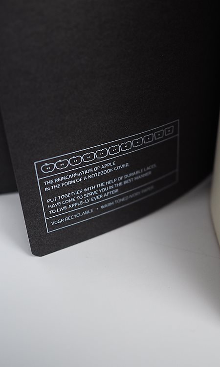 Notebook Dark Flame Black from Shop Like You Give a Damn