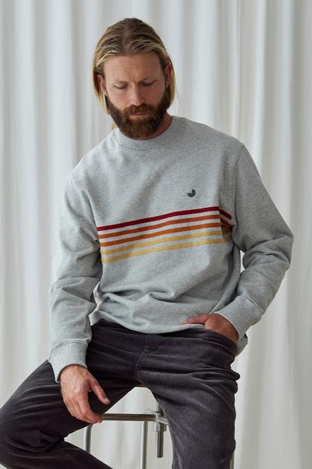 Sweatshirt O Rostro Mid Grey Marl