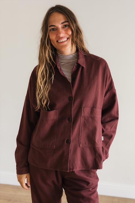 Overshirt Senja Russet Brown