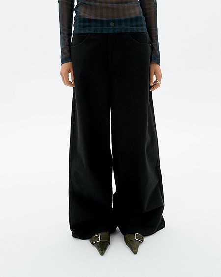 Pants Wide Leg Hedda Black via Shop Like You Give a Damn
