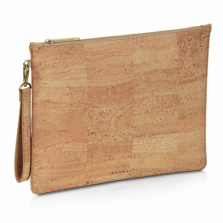 Clutch Large Delta Natural Brown from Shop Like You Give a Damn