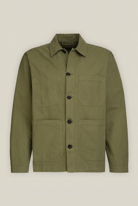 Jacke Utility Olivgrün