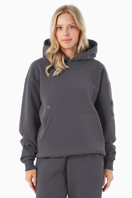 Hoodie Harvinn Schaduwgrijs