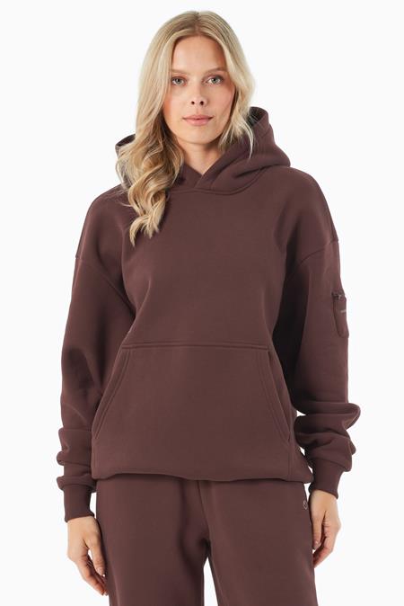 Hoodie Harvinn Bitter Chocolate