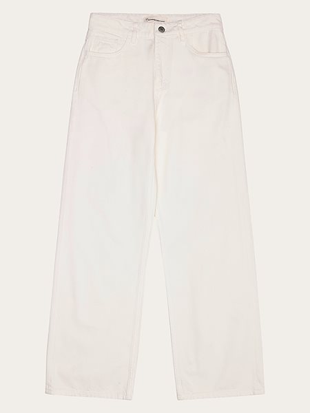 Pants Women Gale Regular Twill Egret White via Shop Like You Give a Damn