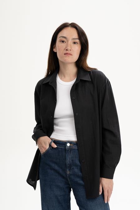 Blouse Naitee Charcoal Black