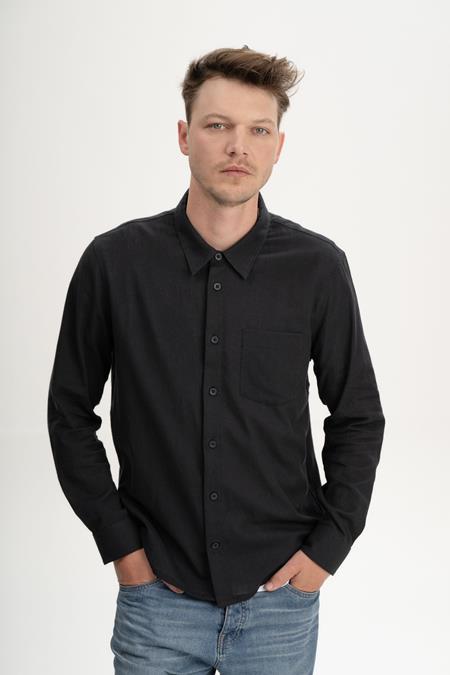 Shirt Ishir Charcoal Black