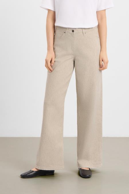 Broek Carol Loose Grijs Zand