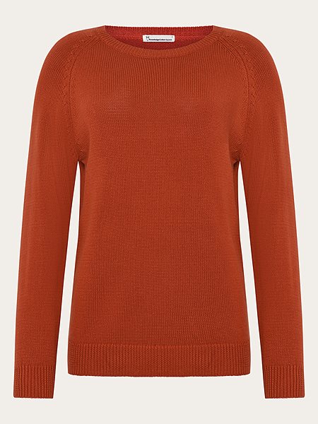 Sweater Crew Neck Burnt Brick via Shop Like You Give a Damn