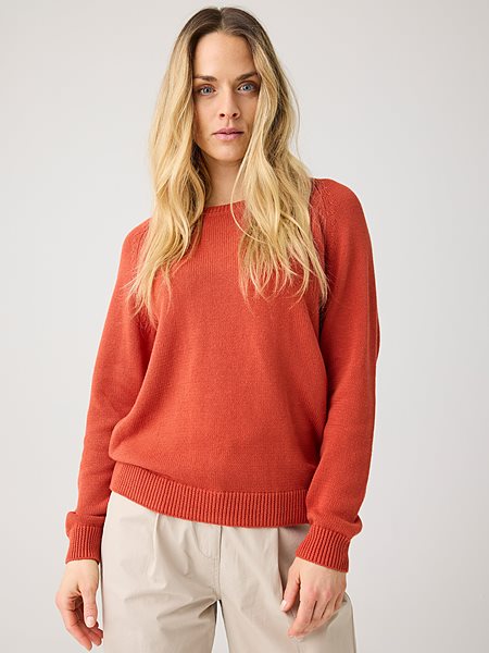 Sweater Crew Neck Burnt Brick from Shop Like You Give a Damn