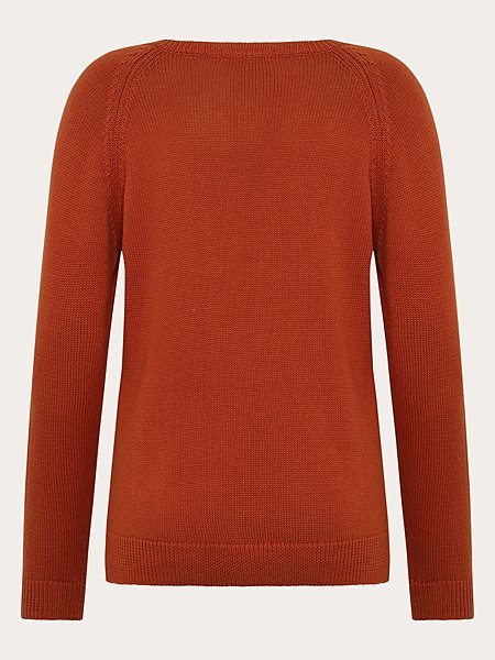 Sweater Crew Neck Burnt Brick from Shop Like You Give a Damn