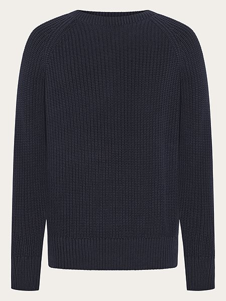 Knit Sweater Men Raglan Night Sky Navy via Shop Like You Give a Damn