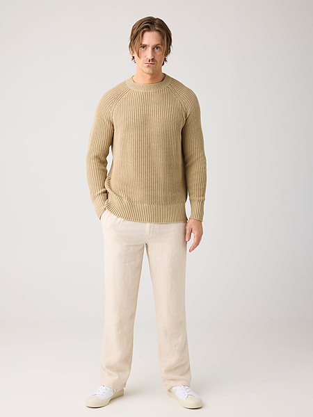 Knit Sweater Raglan Twill Beige from Shop Like You Give a Damn