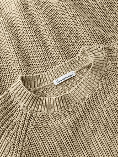 Knit Sweater Raglan Twill Beige from Shop Like You Give a Damn