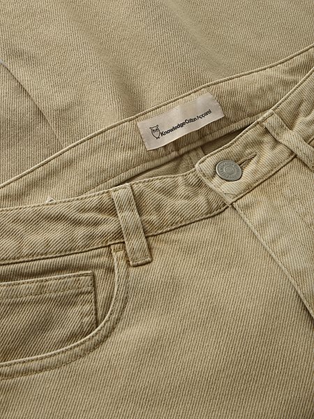 Pants Stella Slim Twill Beige from Shop Like You Give a Damn