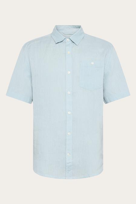 Shirt Met Korte Mouwen, Op Maat Gemaakt, Skyway Lichtblauw