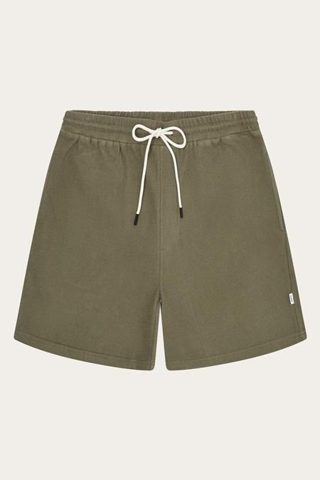 Shorts Fig Loose Bouclé Burned Olive