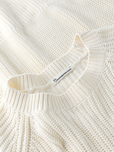 Knit Sweater Men Raglan Egret White from Shop Like You Give a Damn