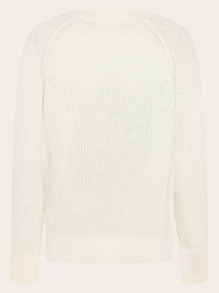 Knit Sweater Men Raglan Egret White from Shop Like You Give a Damn
