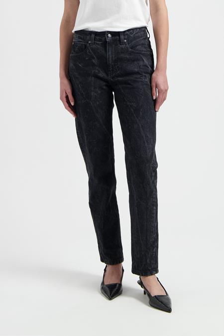 Jeans Mid Straight Go Dry Black