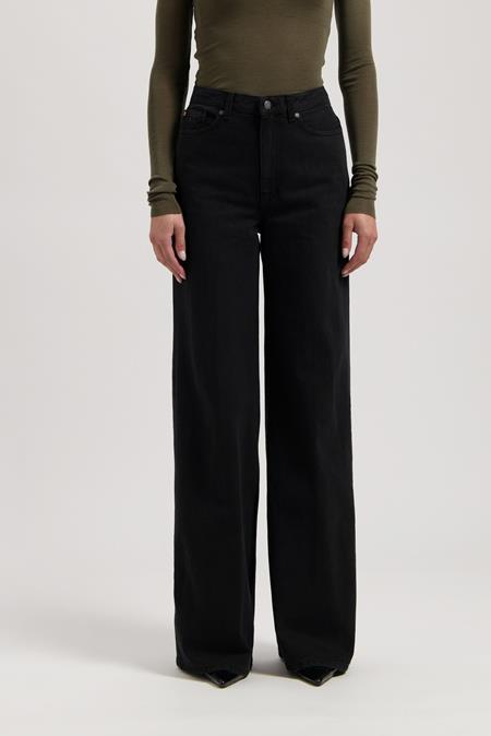 Jeans High Loose Sara Nero Nero Black