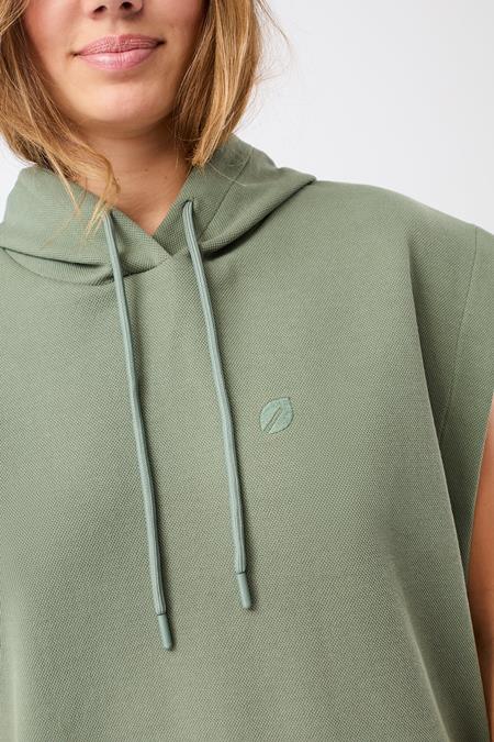 Hoodie Vest Charcoal Green from Shop Like You Give a Damn
