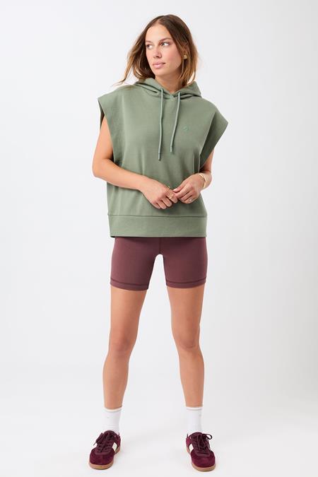 Hoodie Vest Charcoal Green from Shop Like You Give a Damn